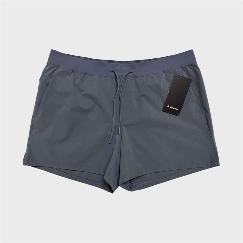 Lululemon Zeroed In Linerless Short 5" - Solar Grey, Size XXL